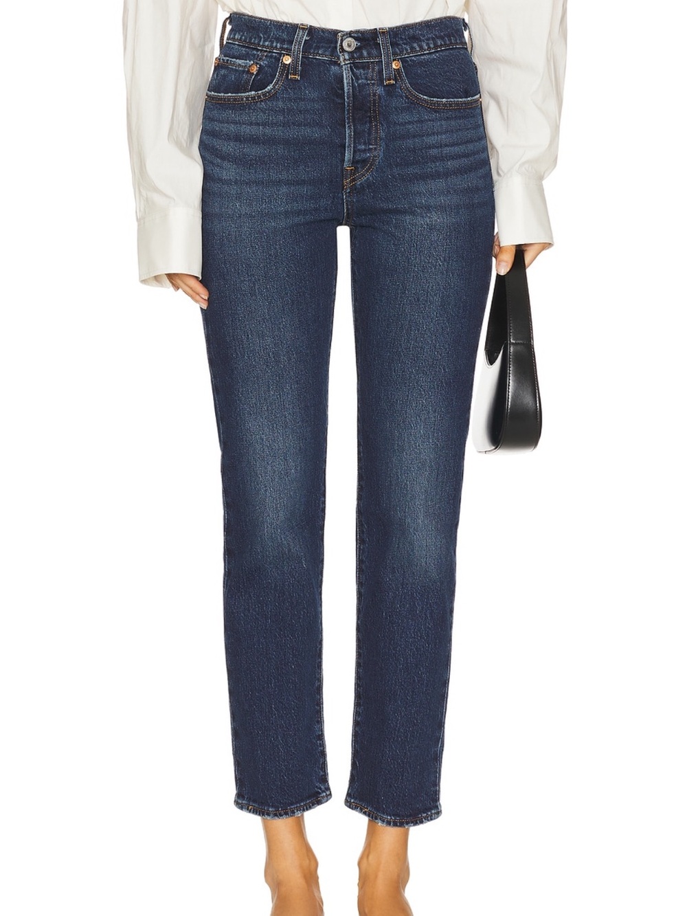 Women's Wedgie Straight-Leg Jeans - medium Blue 26x28